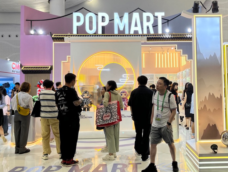 泡泡玛特展台   摄影/沈晴